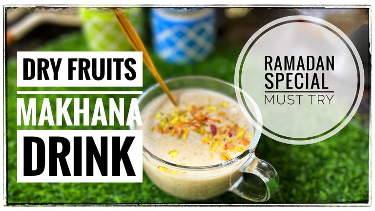 Dry fruits Makhana Smoothie | Energy Drink | Healthy & Tasty Recipe @TheOrangePlate2023 #food