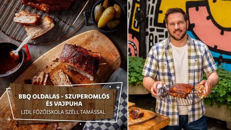 BBQ oldalas – Szuperomlós és vajpuha – Lidl Főzőiskola Széll Tamással