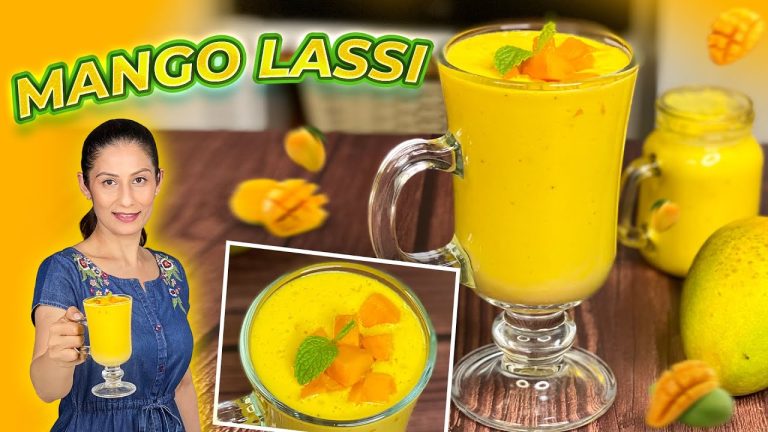 Mango Lassi recipe | Mango Yogurt Smoothie | Summer Drink | Sweet Lassi | आम वाली स्वाद लस्सी