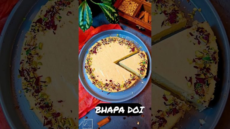 Bhapa Doi | 3 ingredients Dessert | Dessert Recipe | West Bengal Recipe | Bapa doi Recipe | #shorts