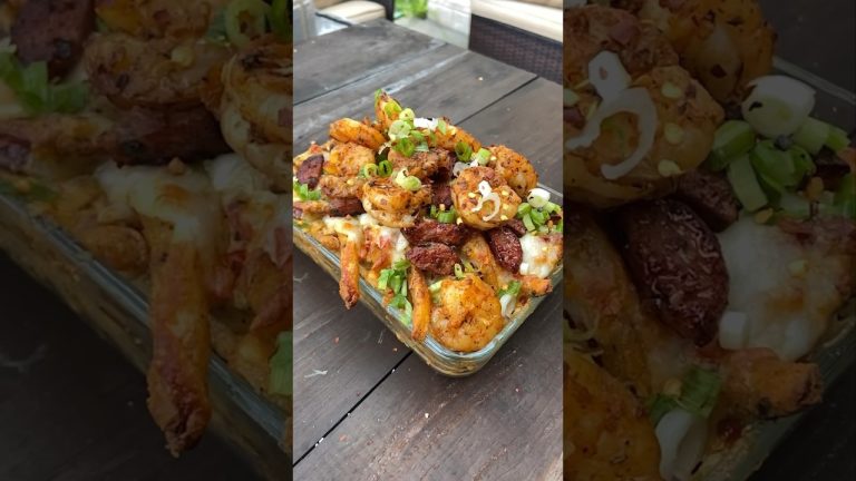 Seafood Loaded Fries | Chef Alden B #flychefaldenb #foodie #recipe