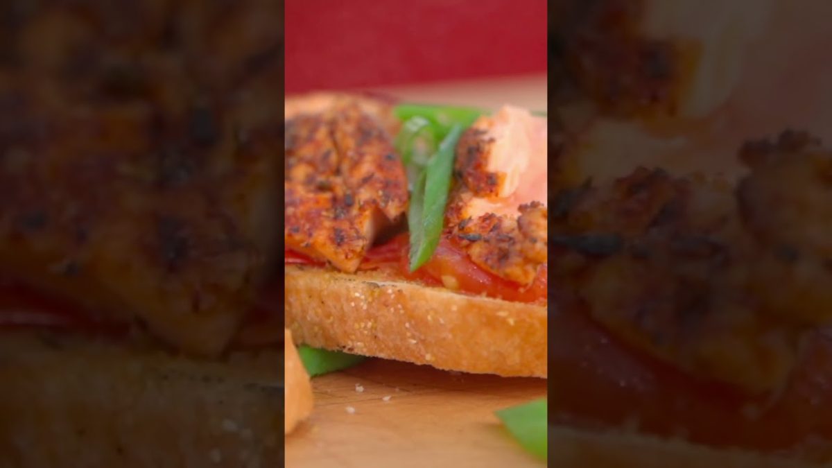 Blackened Salmon Open Faced Sando with Chef Eric Gephart #bbq #grill #food