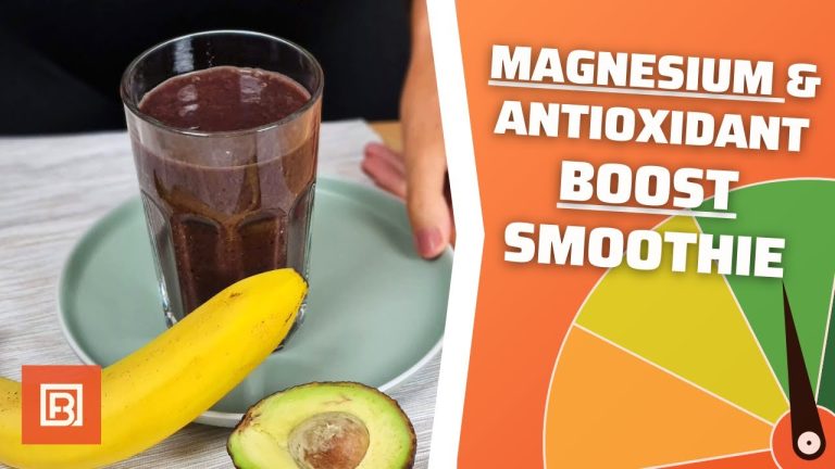MAGNESIUM & ANTIOXIDANT BOOST HEALTHY SMOOTHIE RECIPE 👊😎