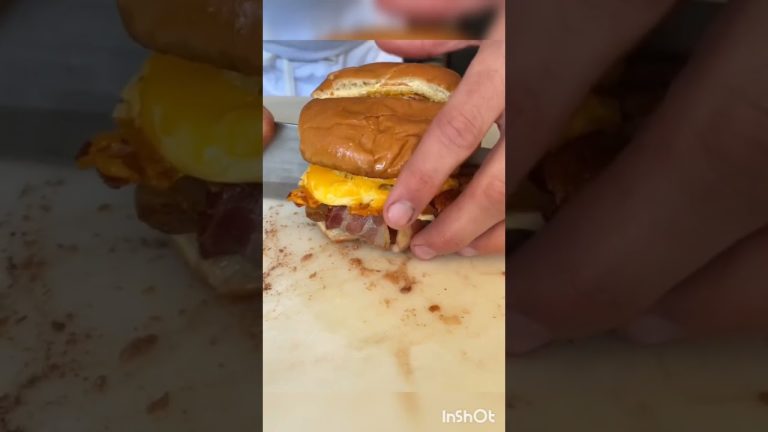 Ground beef bacon wrapped #short