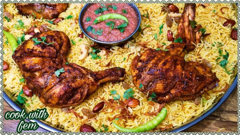 Chicken Mandi Recipe | No Steam No Oven | Easy Restaurant Style Chicken Mandi With English Subtitles