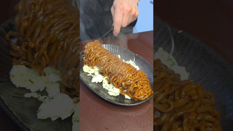 삼각살 짜파게티 #shorts #짜파게티