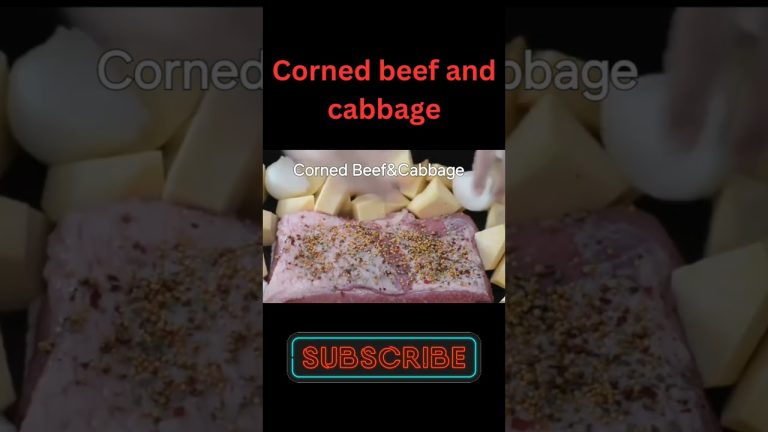 easy recipe of corned beef and cabbage