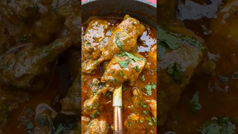 Anna Ka Murga🍗Recipe in Description #shorts #youtubeshorts #chickencurry #currychicken