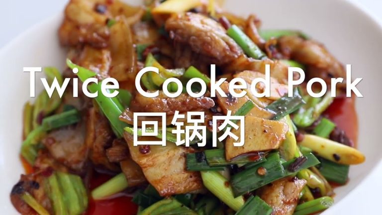Twice cooked pork belly– a real Sichuan style pork stir fry