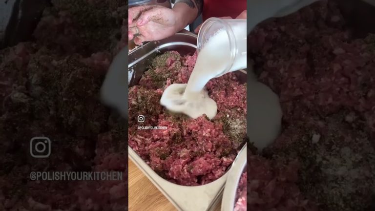 Polish Easter sausage, full video on YT and recipe at polishyourkitchen.com #polishfood #sausages