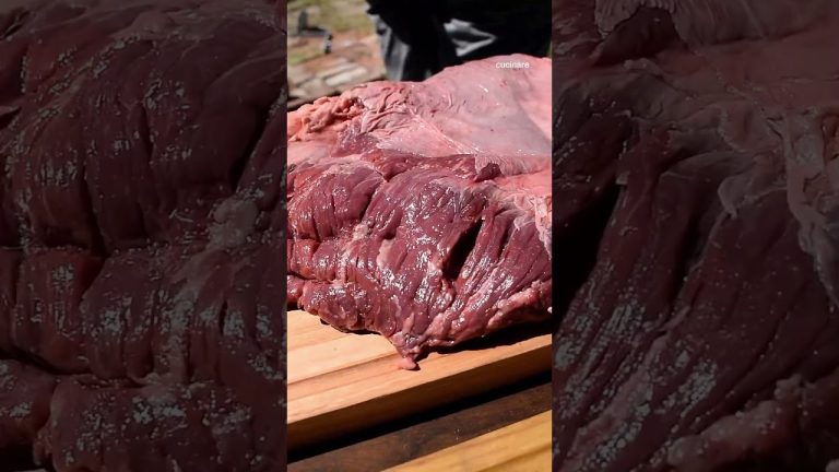 ¡UN MANJAR! Vacío inyectado con malbec, una receta imperdible…