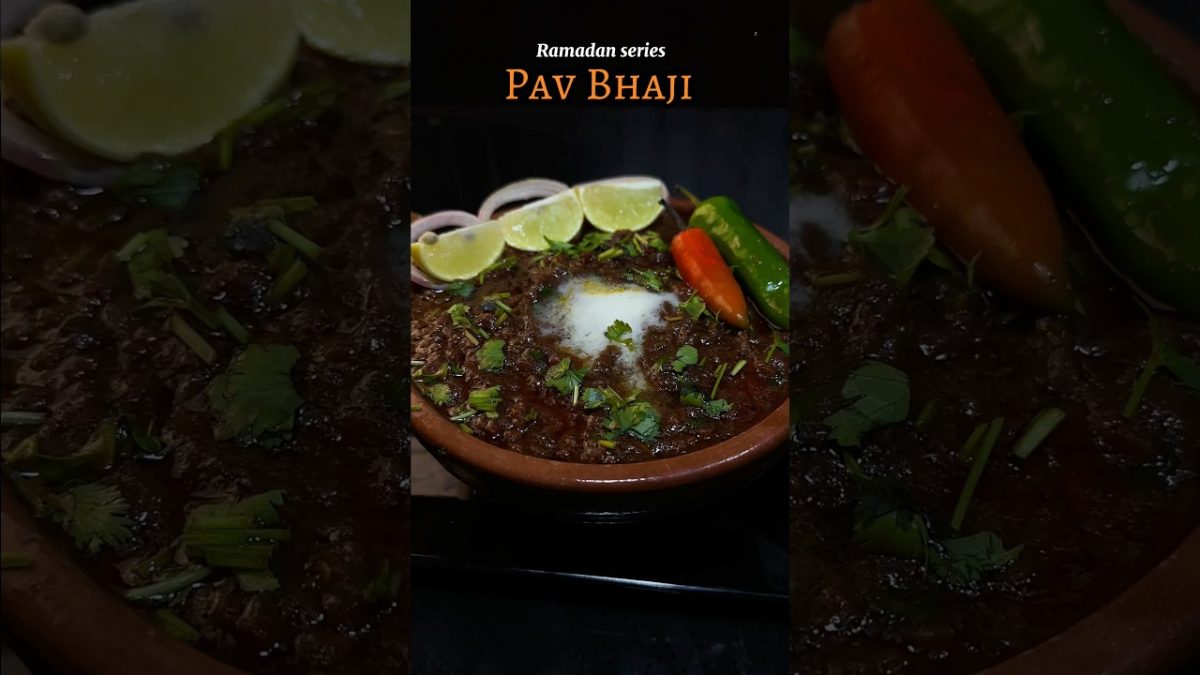 Pakistani chef Pav Bhaji #asmr #ramadan #shorts