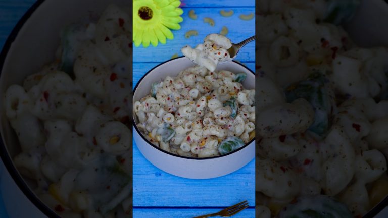 White Sauce Pasta Recipe | Creamy And Cheesy Pasta Recipe | Easy and Simple Pasta #pasta  #shorts