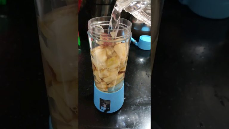 Apple Juice in Blender #juicechallenge  #blendjet2