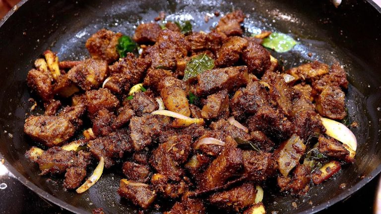 Beef Fry | Beef Ularthiyathu | Kerala Style Beef Fry Recipe