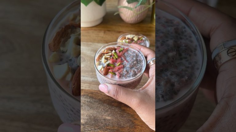 Gajar Halwa Chia Pudding | Episode 2 – Healthy Dessert Series #healthydessert #recipe #easyrecipe