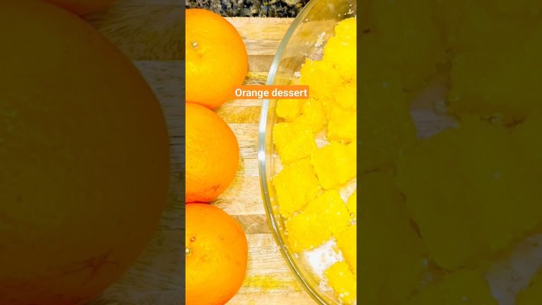 Orange Delight || Orange Gummy Jelly #viral #shorts #orangerecipes #orangejuice #jelly #dessert