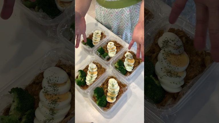 健康カレー弁当を平日5日分まとめて作り置き。#shorts#冷凍弁当 #冷凍ストック #作り置き #サバ缶 #健康 #カレー