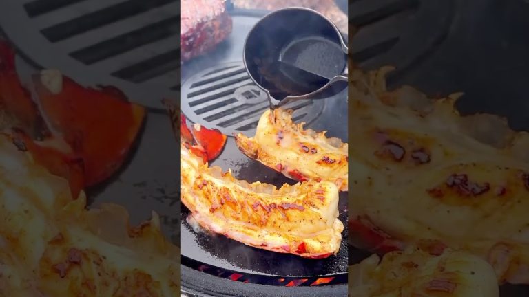 bakar Lobster ala camping‼️ #mukbang  #cooking #lobster #bbq  #seafood #burn#grill   #camping #fypシ