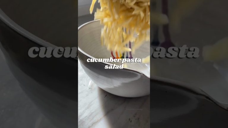 Pasta Salad Recipe with Easy Dressing | #shorts #youtube