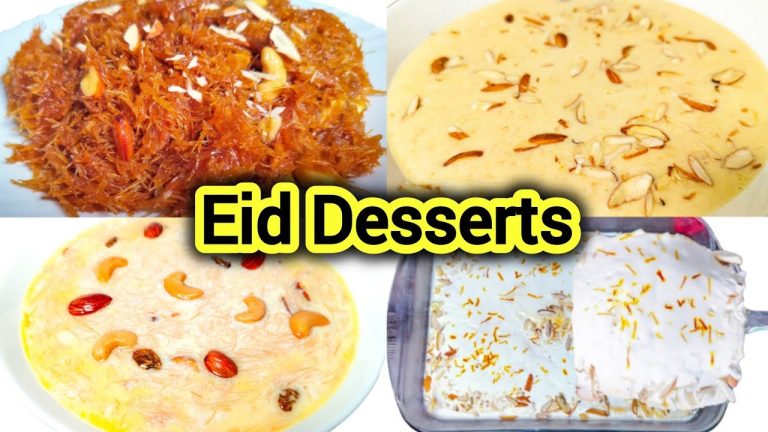 10-Minute Eid Dessert Recipes! Quick & Easy Desserts  For Eid | Authentic Eid Desserts