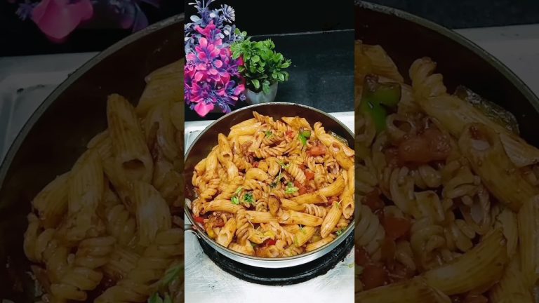 झटपट बनने वाला पास्ता मसाला |quick masalapasta#shorts#youtube#pastainhindi#streetfoods#macroni🤪😜
