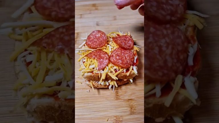 Quick and Easy Square Bread Pizza Recipe