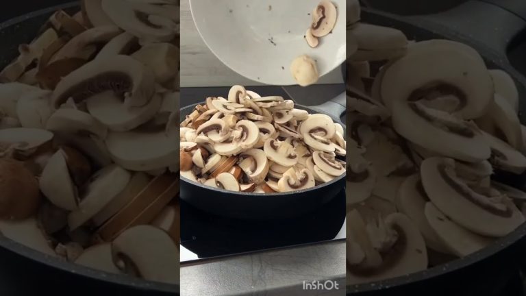 Pasta Crispy chicken w/creamy mushrooms sauce #shot #lutongpinoy365