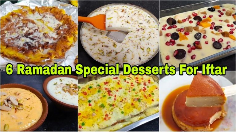 6 Ramadan Special Dessert Recipes | Iftar Desserts | Easy Recipes | Bhook N Cook | Street Food