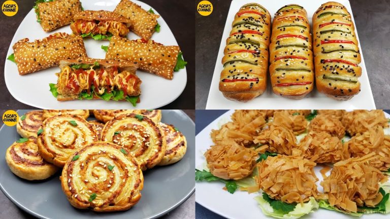 5 Easy Snacks Recipes For Iftar by Aqsa's Cuisine, Chicken Cheese Bites & Cones, Palak & Fish Pakora