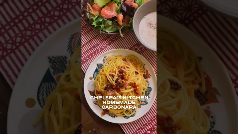 【#思家廚房】#carbonara #Pasta #recipe #dinner 😈 #food #shorts #asmr #eating #cooking #cook #foodshorts