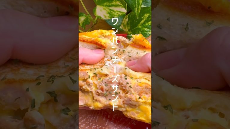 【SNSで大沸騰】5分で完成！ワンパンサンド #shorts