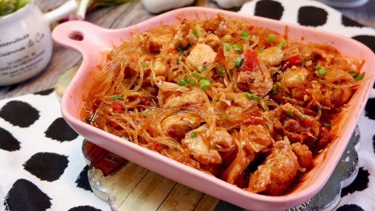 Mix & Steam for 8 Mins! Spicy Chicken with Glass Noodles 蒸辣鸡粉丝 Chinese Weekday Lunch / Dinner Recipe