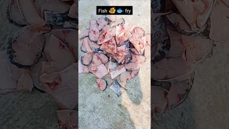 🔥🐠 Fish fry Recipe #asmr #1m #shorts #fishfry #fishcarry #fishcutting #youtubeshorts #1m #yt