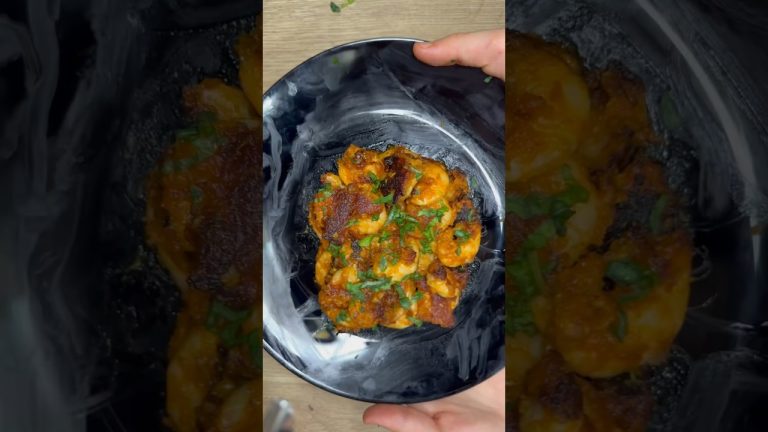 Shrimps with sauce! !! #foryou #recipe #cooking #recipeshorts #food #youtubeshorts #asmr #shrimp