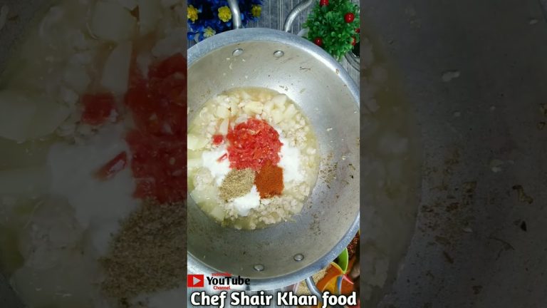 Eid special recipe / aloo chicken keema recipe #eidrecipe2024 #shortsvideo #shortsrecipe #viral