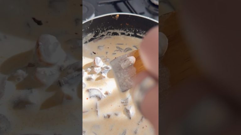 Easy homemade  Creamy Mushroom Sauce| Simple recipe #viral  #shorts #short #trending #easycooking