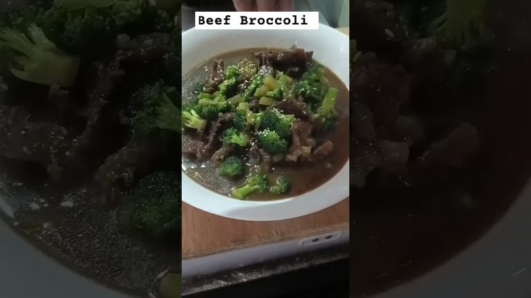 Beef Broccoli Recipe #short