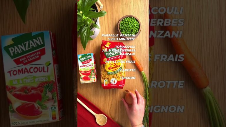 Farfalle au Tomacouli et petits pois carottes 😋🥕