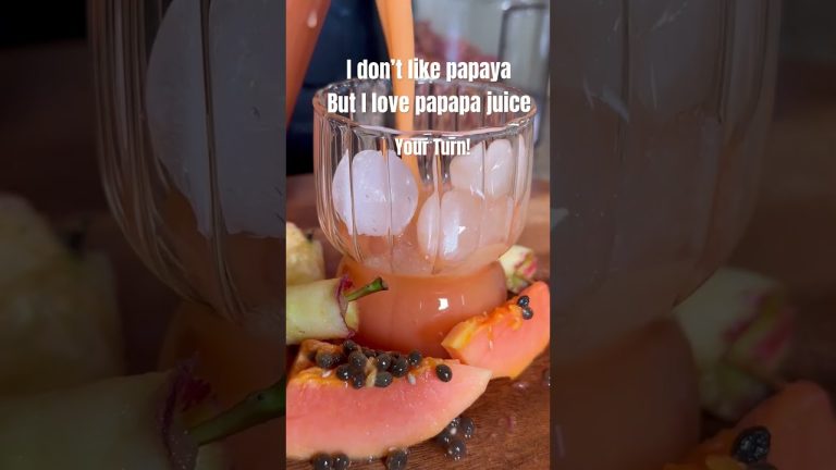 Papaya Juice #shortsexcellence