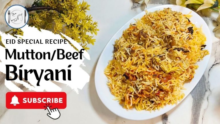 Restaurant Style Beef Biryani Recipe By The Spicy Trail | Mutton Biryani | Eid Special Dawat Recipes