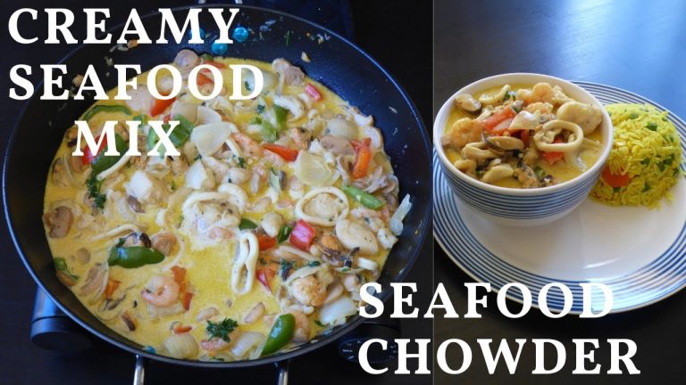 CREAMY SEAFOOD MIX – PERFECTLY MADE SEAFOOD CHOWDER – THAI CURRY SOUP