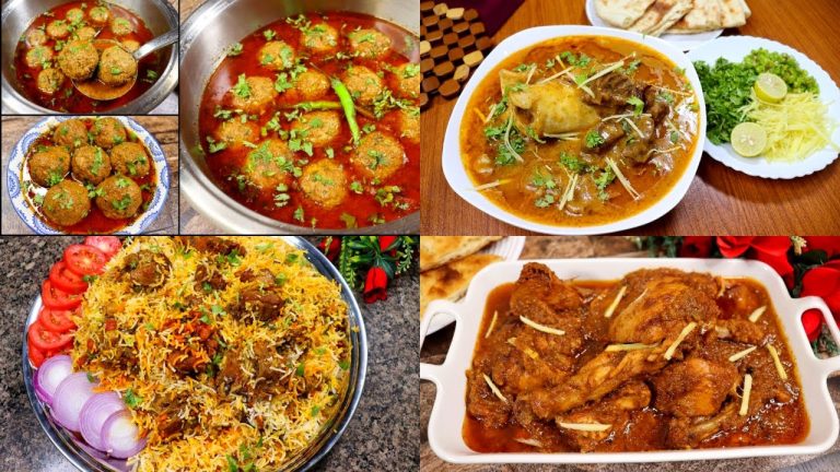 4 Eid Special Dawat Recipes 2024 | Nihari | Kofta | Korma | Beef Biryani
