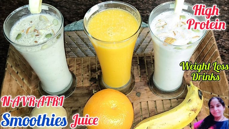 High Protein Navratri Vrat Special Smoothie And Juice Recipe Weight Loss Recipe Energy Drink Recipe