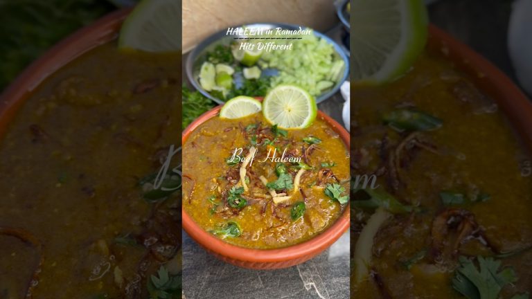 Beef Haleem || #reels #youtubeshorts #recipe #recommended #shorts #cooking #ramadan #haleem #viral