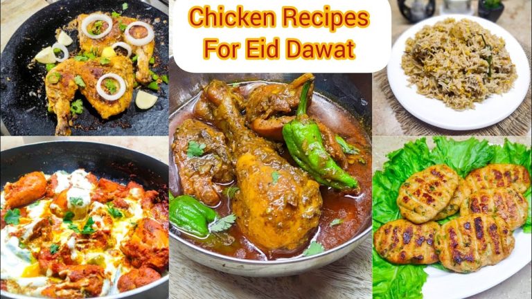 5 Chicken Recipes For Eid Dawat | Eid Lunch Special Chicken Menu Ideas