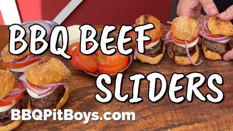 BBQ Beef Sliders hot off the Sword