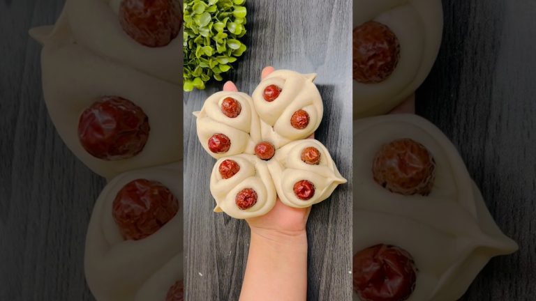 Beautiful Satisfying & creative pastry recipe.Bread,buns shapes! 🙏Please rate 1-10🫶 #short#sound