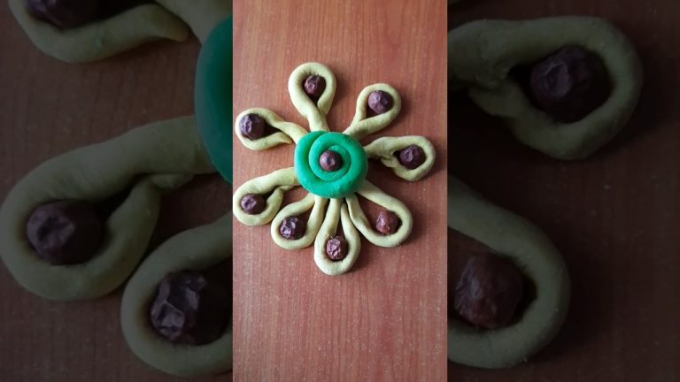💛satifying &creative dough pastry p#395 recipes bread rosll bun shapes #shortvideo #viral #tranding