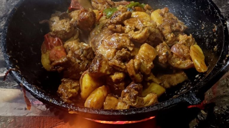 Village Style Pork Recipe🌶️//simple and easy pork cooking//#pork